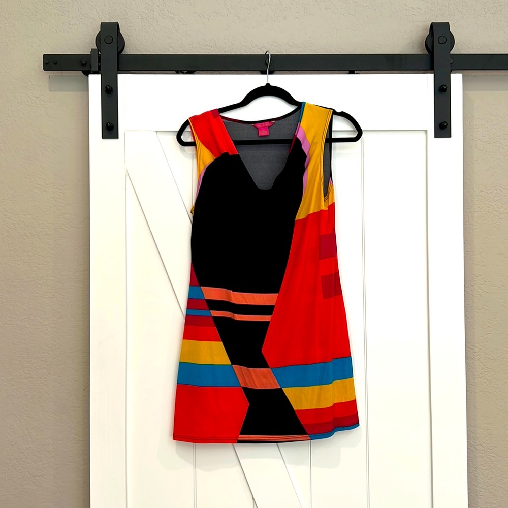 Multicolor mini dress